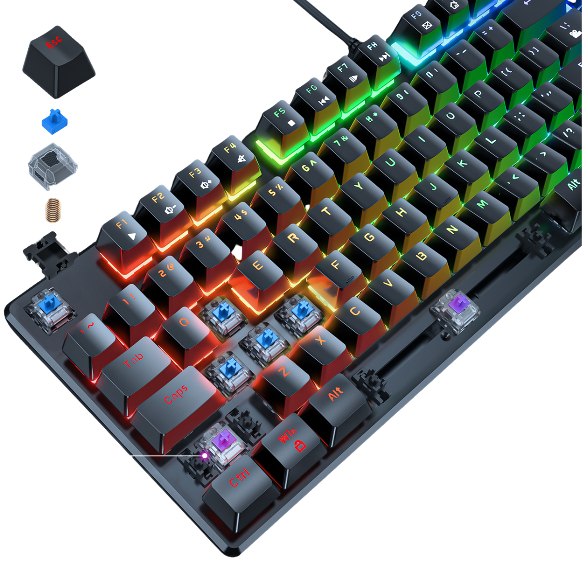 Teclado Gamer Mecanico Retroiluminado k 79