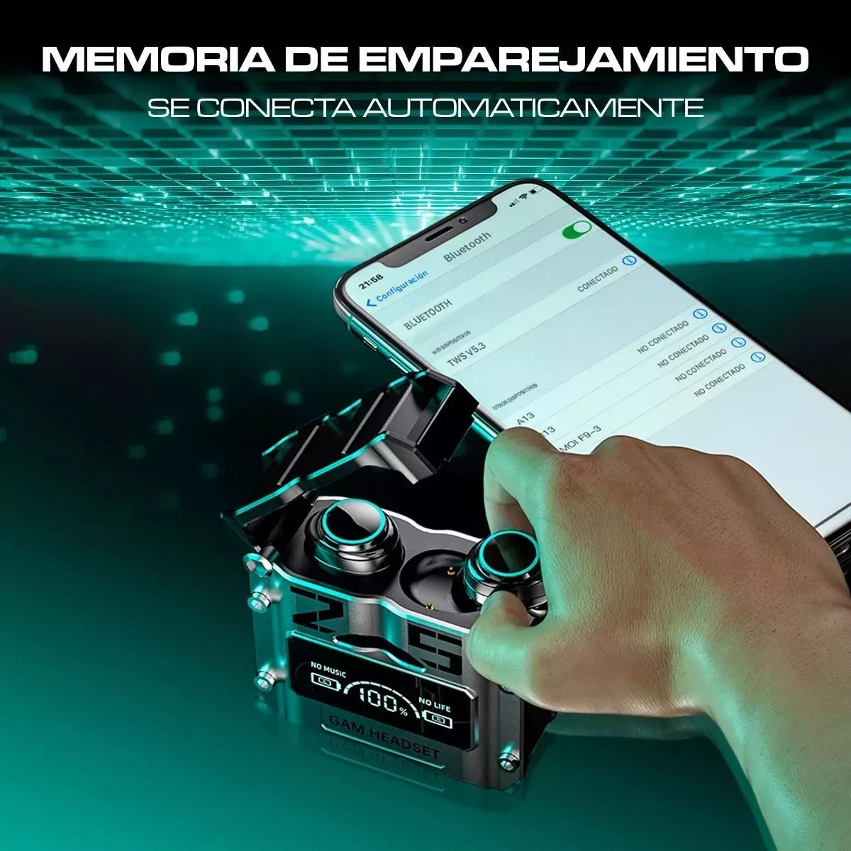 Audifonos Inalambricos Bluetooth Gamer