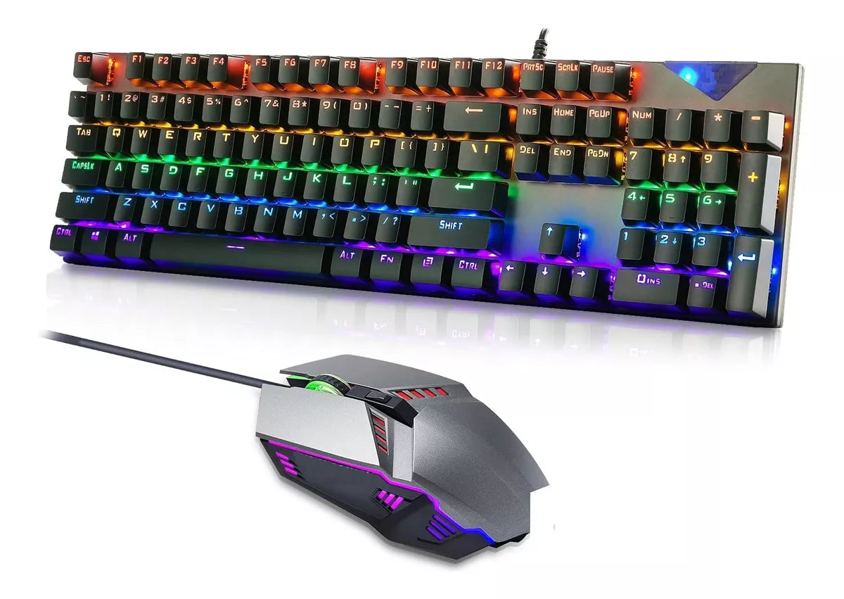 Combo Teclado Gamer Mecanico Jg609