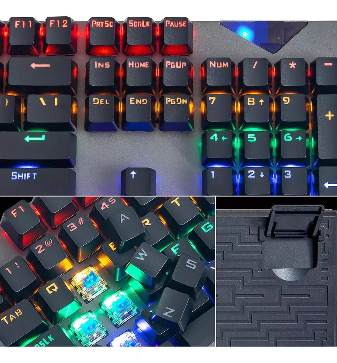 Combo Teclado Gamer Mecanico Jg609