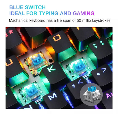 Combo Teclado Gamer Mecanico Jg609