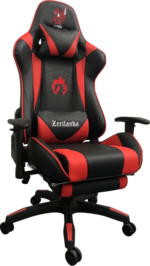 Silla Gamer Reclinable Ergonomica Roja