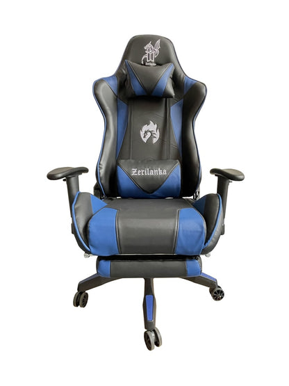 Silla Gamer Reclinable Ergonomica Azul