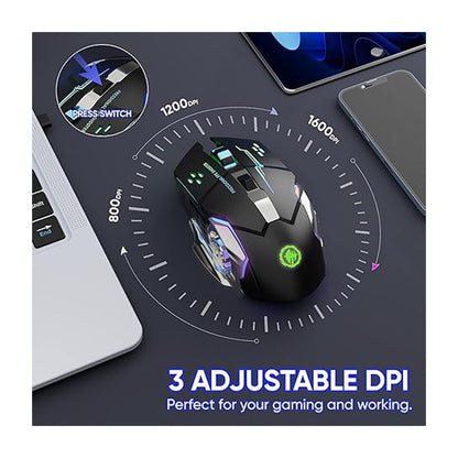 Mouse Gamer Inalambrico Rgb Tactical 3600