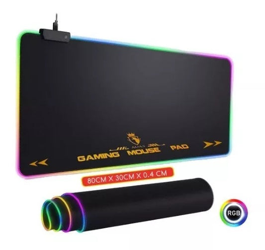 Mouse Pad Gamer Rgb Tapete Antideslizant