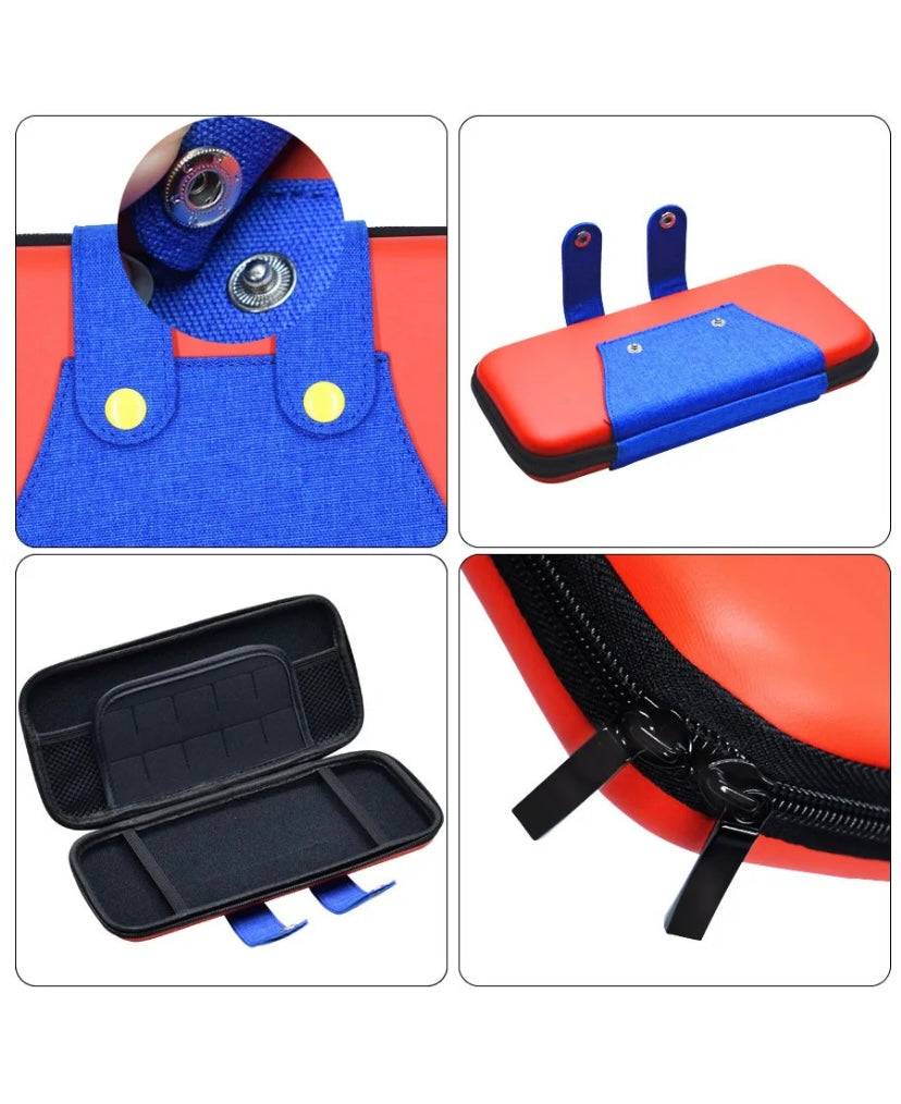 Estuche Mario Overol Nintendo Switch
