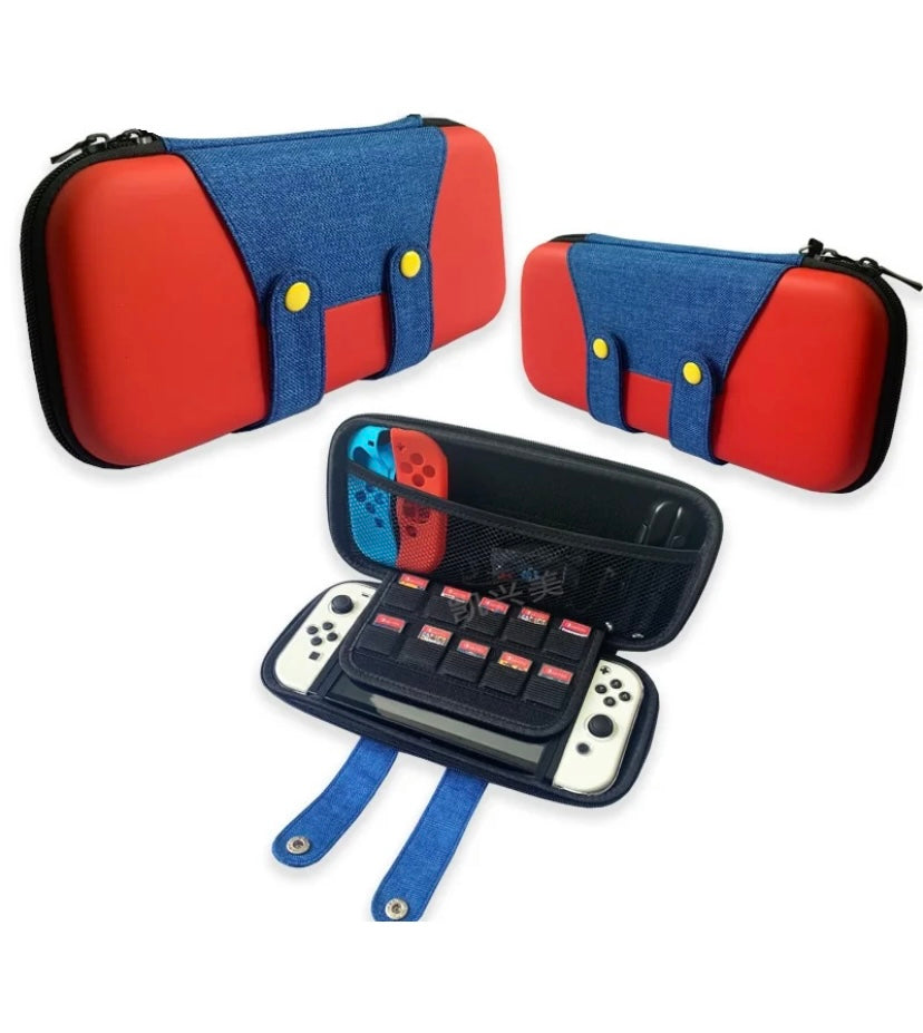 Estuche Mario Overol Nintendo Switch