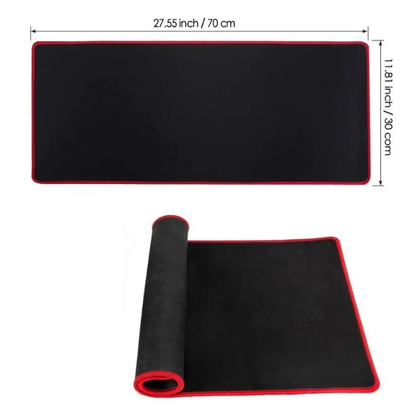 Pad Mouse Gamer Impermeable 70 X 30 Cm Negro