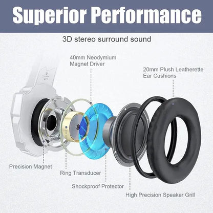 Audifonos Gamer Luces Rgb G9000 Plus